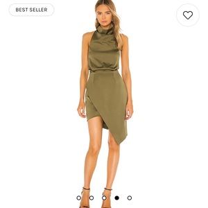 Elliatt Camo dress in Khaki